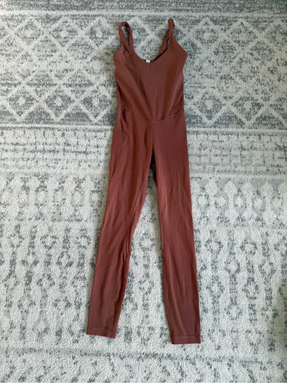 lululemon athletica Rust-Brown One-Piece Jumpsuit - Picture 3 of 3